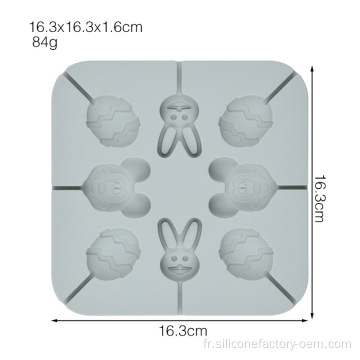 Moule à sucette au chocolat en silicone